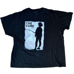 Black Graphic Band Tee - Black